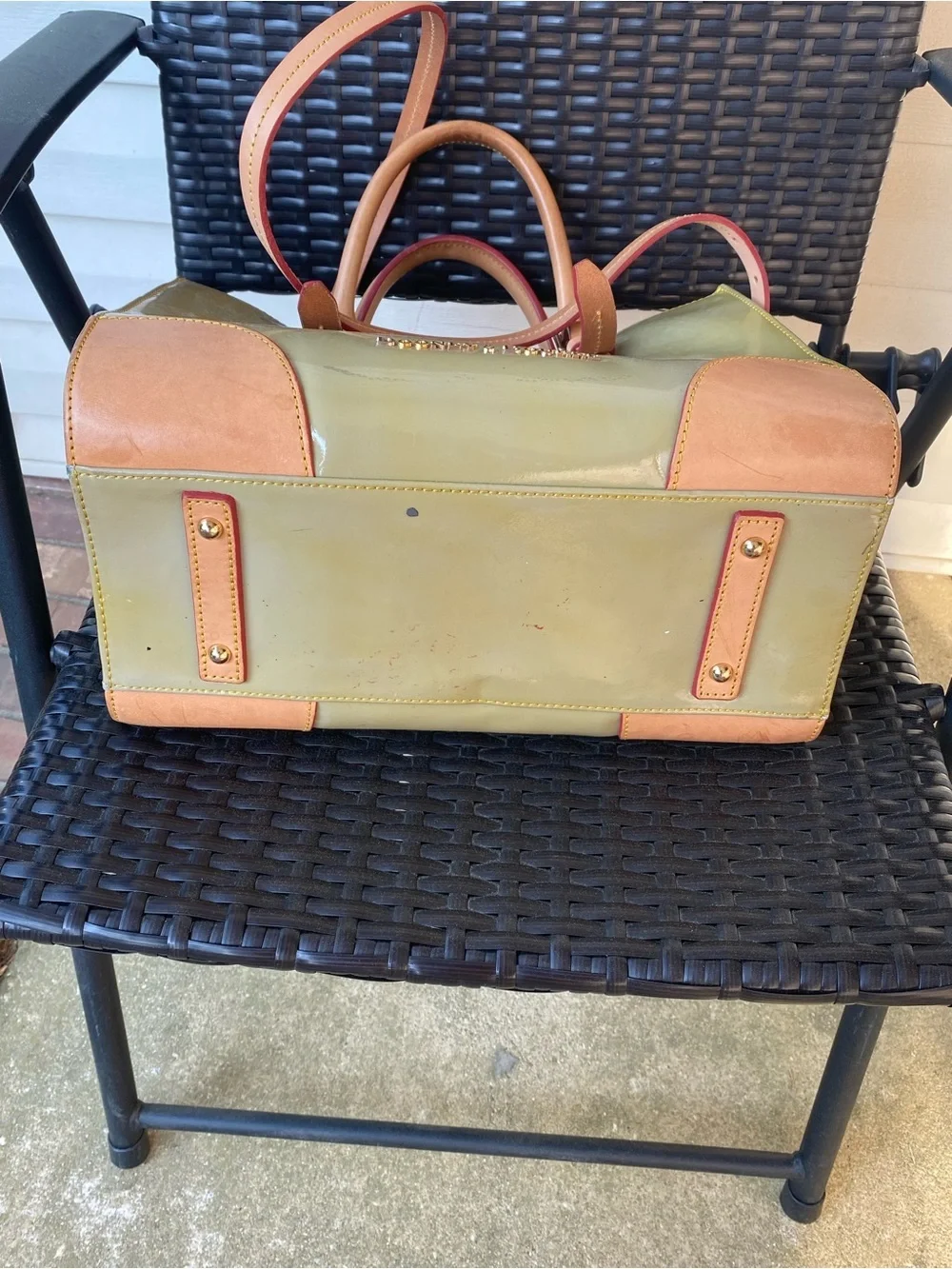 Dooney&Bourke Patent Leather Satchel/Crossbody